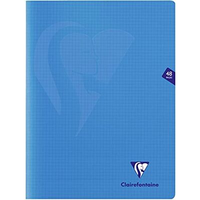 Clairefontaine 323312C en uppsättning med 10 blå mimesys häftade anteckningsböcker 24 x 32 cm 48 små rutor 90 g vitt papper polyprofilt Clairefontaine 323312C en uppsättning med 10 blå mimesys häftade anteckningsböcker 24 x 32 cm 48 små rutor 90 g vitt papper polyprofilt