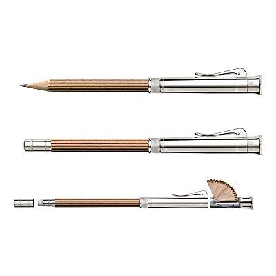 Graf von Faber-Castell 118566 sterling silver perfekt penna – brun Graf von Faber-Castell 118566 sterling silver perfekt penna – brun