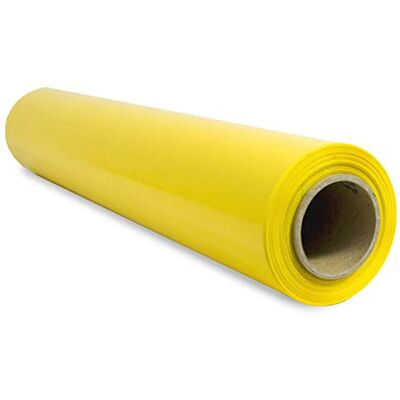 OFITURIA Elastisk förpackningsfilm, Gul plastfilm för förpackning, plastrulle Frakt och flyttskydd, 50 cm rulle och upp till 400 m stretch ofyturia (1 st) OFITURIA Elastisk förpackningsfilm, Gul plastfilm för förpackning, plastrulle Frakt och flyttskydd, 50 cm rulle och upp till 400 m stretch ofyturia (1 st)