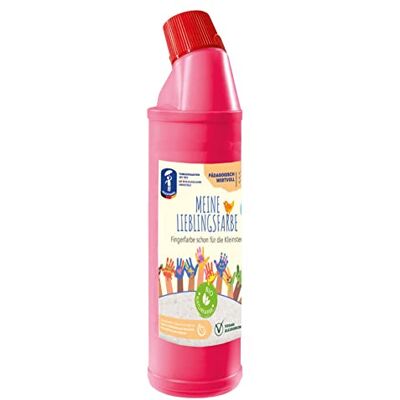Feuchtmann 633 0658-5 0658-1-MIN favoritfärg, fingerfärg i flaska, ca 900 g högkvalitativ färg i rosa, för barn från 2 år Feuchtmann 633 0658-5 0658-1-MIN favoritfärg, fingerfärg i flaska, ca 900 g högkvalitativ färg i rosa, för barn från 2 år
