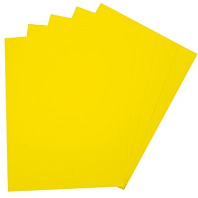 folia 23512 – Skumgummi, 29 x 40 cm, 5 Bogen, Zitronengelb folia 23512 – Skumgummi, 29 x 40 cm, 5 Bogen, Zitronengelb