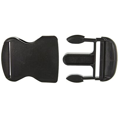 Prym Plast Svart (40mm) Stark Klämma Spänne 1 Bit Prym Plast Svart (40mm) Stark Klämma Spänne 1 Bit