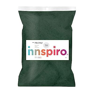 INNSPIRO Ullfilt, militär grön, 1000gr INNSPIRO Ullfilt, militär grön, 1000gr