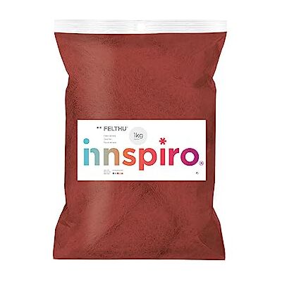 INNSPIRO Ullfilt, Mörk röd, 1000gr INNSPIRO Ullfilt, Mörk röd, 1000gr