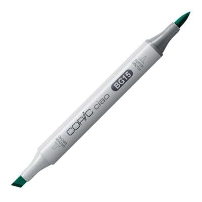 Copic Ciao märkpenna typ BG – 23, Coral Sea, mångsidig layoutmärkpenna med en medelbred och en penselspets Copic Ciao märkpenna typ BG – 23, Coral Sea, mångsidig layoutmärkpenna med en medelbred och en penselspets