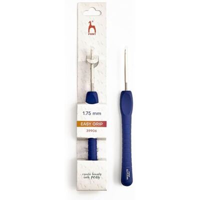 Pony Easy Grip Stål (14cm, 1.75mm) Virkad Krok 1 Virkad Krok Pony Easy Grip Stål (14cm, 1.75mm) Virkad Krok 1 Virkad Krok