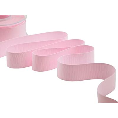Furlanis Gros Grain Dekorationstejp, Caneta-tejp, Italienskt tyg Baby-rosa, 30 mm x 20 m Furlanis Gros Grain Dekorationstejp, Caneta-tejp, Italienskt tyg Baby-rosa, 30 mm x 20 m