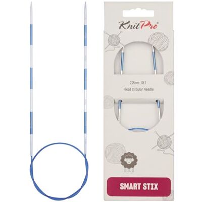 KnitPro SmartStix cirkulär nål 60 cm 2,25 mm – 3 st KnitPro SmartStix cirkulär nål 60 cm 2,25 mm – 3 st