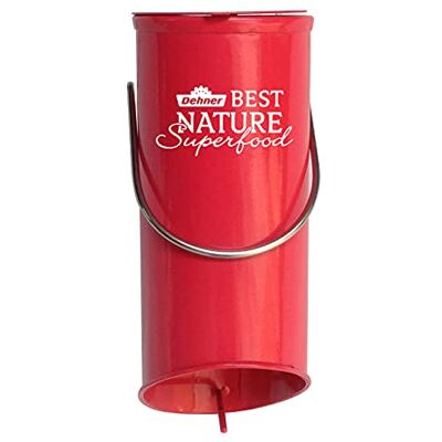 Dehner Best Nature smådjurstillbehör superfood metallhållare röd Ø 6,2 cm höjd 18 cm Dehner Best Nature smådjurstillbehör superfood metallhållare röd Ø 6,2 cm höjd 18 cm