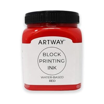 Artway Premium Blockbläck 250ml Röd Idealisk för Relief-, Block- och Linoutskrift Artway Premium Blockbläck 250ml Röd Idealisk för Relief-, Block- och Linoutskrift