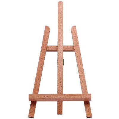 Marabu 162500000101 – bordsstaffli, liten, trebent trästaffli, för att ställa upp kilramar, foton och kort, av lackerat bokträ, maximal bildhöjd 36 cm, total höjd ca 43 cm Marabu 162500000101 – bordsstaffli, liten, trebent trästaffli, för att ställa upp kilramar, foton och kort, av lackerat bokträ, maximal bildhöjd 36 cm, total höjd ca 43 cm