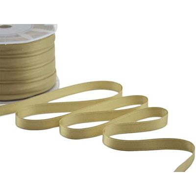 Furlanis Dubbelband satinband, italienskt tyg antikt guld, 10 mm x 100 m Furlanis Dubbelband satinband, italienskt tyg antikt guld, 10 mm x 100 m