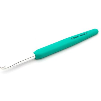 KnitPro Waves Virknålar – 6,5 mm virknål, ergonomiska mjuka handtag, mjukt gummigrepp för artritiska händer, lätta och bekväma virknålar för stickning KnitPro Waves Virknålar – 6,5 mm virknål, ergonomiska mjuka handtag, mjukt gummigrepp för artritiska händer, lätta och bekväma virknålar för stickning