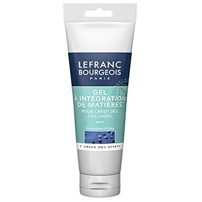 Lefranc Bourgeois Lefranc & Bourgeois 300671 flytande målningsmedel, matt, för att skapa kollagen, transparent, icke-gulnande finish, 120 ml flaska Lefranc Bourgeois Lefranc & Bourgeois 300671 flytande målningsmedel, matt, för att skapa kollagen, transparent, icke-gulnande finish, 120 ml flaska
