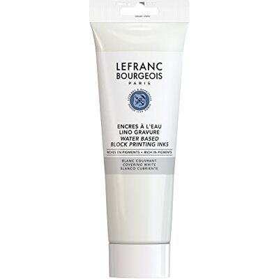 Lefranc Bourgeois Lefranc & Bourgeois 188228 akvarelltrycksfärg, vattentålig, smidig för högtrycksteknik i 250 ml tub – vit Lefranc Bourgeois Lefranc & Bourgeois 188228 akvarelltrycksfärg, vattentålig, smidig för högtrycksteknik i 250 ml tub – vit
