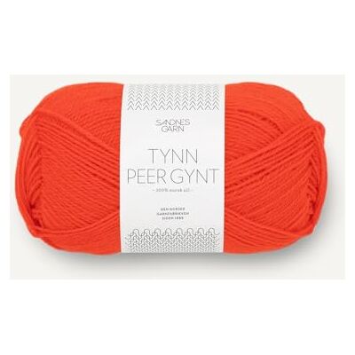 Sandnes Garn Tynn Peer Gynt ca 205 m col. 3819 kryddig orange 50 g Sandnes Garn Tynn Peer Gynt ca 205 m col. 3819 kryddig orange 50 g