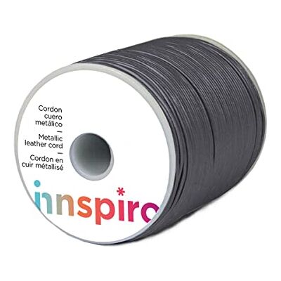 INNSPIRO Snörning Metallläder Marinblå 1,0 mm. 100m. INNSPIRO Snörning Metallläder Marinblå 1,0 mm. 100m.