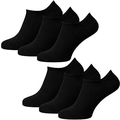 Nur Die Nur Der Herr bomull Classic 6-pack sneakers svart, XL Nur Die Nur Der Herr bomull Classic 6-pack sneakers svart, XL