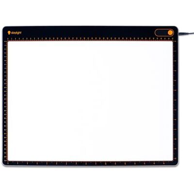daylight Tabla XL A3 professionell ljusplatta – ultratunt aluminiumspårningsbräda med 3-stegsdimmer och 6 800 lux daylight Tabla XL A3 professionell ljusplatta – ultratunt aluminiumspårningsbräda med 3-stegsdimmer och 6 800 lux