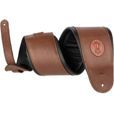Levy's Läder MSS2-4-BRN 4 plagg läder signatur serie gitarrrem, brun Levy's Läder MSS2-4-BRN 4 plagg läder signatur serie gitarrrem, brun