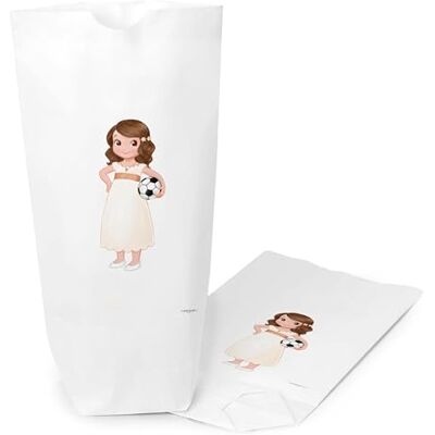 Mopec E740 Pack med 25 vita papperspåsar flicka nattvardsboll 12 x 21 x 5 cm. Mopec E740 Pack med 25 vita papperspåsar flicka nattvardsboll 12 x 21 x 5 cm.