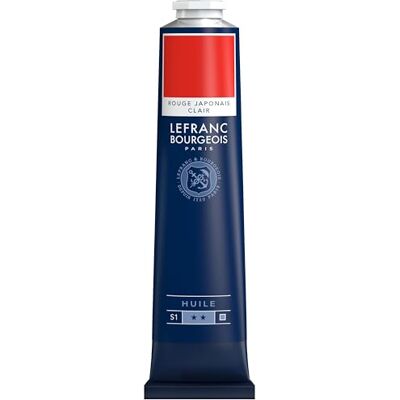Lefranc Bourgeois 810056 fin oljefärg, ljusäkta med utmärkt täckning och hög färgintensitet, jämn konsistens och optimal blandbarhet, 150 ml rör – japanskt rött ljus Lefranc Bourgeois 810056 fin oljefärg, ljusäkta med utmärkt täckning och hög färgintensitet, jämn konsistens och optimal blandbarhet, 150 ml rör – japanskt rött ljus
