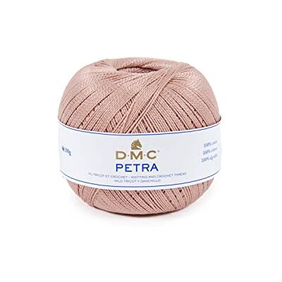 DMC Petra-garn, 100% bomull, beige rosa (5224), storlek 5 DMC Petra-garn, 100% bomull, beige rosa (5224), storlek 5