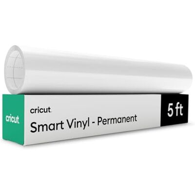 Cricut Smart Vinyl Permanent, Vit, 33 cm x 1,5 m Bulk (1) Cricut Smart Vinyl Permanent, Vit, 33 cm x 1,5 m Bulk (1)