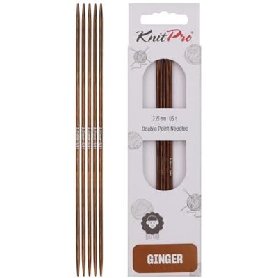 KnitPro Ginger Birk 15cm 2,25mm - Stickor KnitPro Ginger Birk 15cm 2,25mm - Stickor