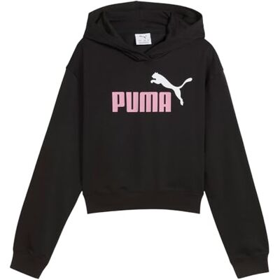 PUMA flicka Ess 2 färg nr. 1 logotyp kortärmad huvtröja Tr G tröja (förpackning med 1) PUMA flicka Ess 2 färg nr. 1 logotyp kortärmad huvtröja Tr G tröja (förpackning med 1)