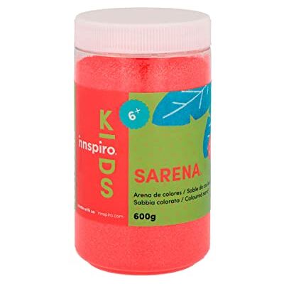 INNSPIRO Stark röd färg sand 600 Gr. INNSPIRO Stark röd färg sand 600 Gr.