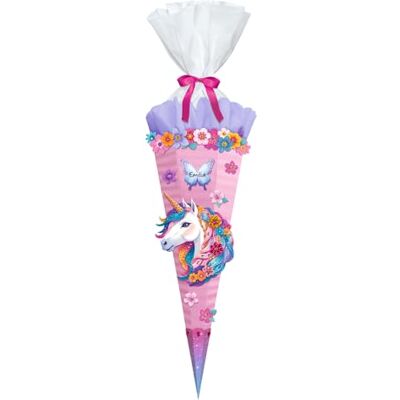 Ursus 10040001 – Diamantmålning skolväska pysselset Easy Line Fancy Unicorn, rosa, 6-kantigt, tillverkad av 3D-färgwellpapp, 68 cm, diameter ca 20 cm, för pyssel av en sockerpåse Ursus 10040001 – Diamantmålning skolväska pysselset Easy Line Fancy Unicorn, rosa, 6-kantigt, tillverkad av 3D-färgwellpapp, 68 cm, diameter ca 20 cm, för pyssel av en sockerpåse