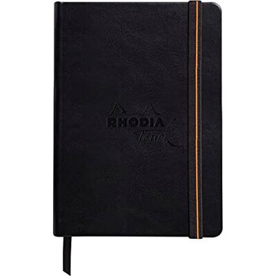 Rhodia 116173C Mixed Media Book hård anteckningsbok A6 porträtt Clairefontaine Paint'On multitekniskt papper extra vitt 250 g/m 40 icke-mikroperforerade sidor Rhodia 116173C Mixed Media Book hård anteckningsbok A6 porträtt Clairefontaine Paint'On multitekniskt papper extra vitt 250 g/m 40 icke-mikroperforerade sidor