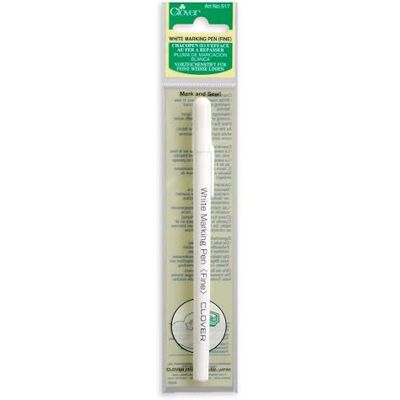 Clover klöver 517 vit märkpenna fin, 1 Clover klöver 517 vit märkpenna fin, 1