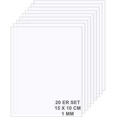 ASelected 20 stycken akrylglasplattor transparent plexiglas 10 x 15 cm 1 mm akrylplattor akrylplatta för fotoram målning gör-det-själv hantverk bordsstativ ASelected 20 stycken akrylglasplattor transparent plexiglas 10 x 15 cm 1 mm akrylplattor akrylplatta för fotoram målning gör-det-själv hantverk bordsstativ
