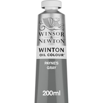 Winsor & Newton 1437465 Winton, fin högkvalitativ oljefärg – 200 ml tub, med jämn konsistens, ljusbeständig, hög täckförmåga, rik på färgpigment – Payne`s grå Winsor & Newton 1437465 Winton, fin högkvalitativ oljefärg – 200 ml tub, med jämn konsistens, ljusbeständig, hög täckförmåga, rik på färgpigment – Payne`s grå