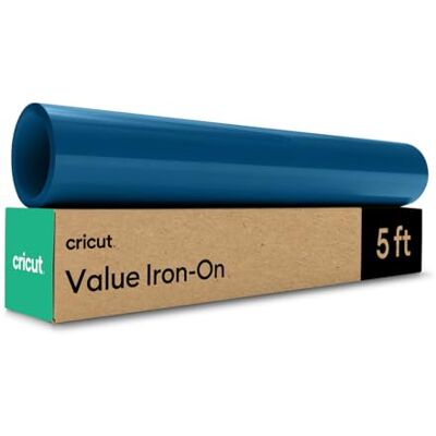 Cricut Value strykfolie – marinblå – 30,5 x 152,4 cm Cricut Value strykfolie – marinblå – 30,5 x 152,4 cm