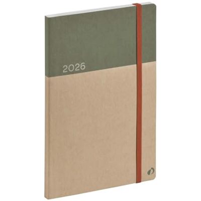 QUO VADIS Agenda 2026 återvunnen minister veckoplanering flerspråkig grön 13 månader från december till december 16 x 24 cm återvunnet Clairefontaine papper fransk tillverkning QUO VADIS Agenda 2026 återvunnen minister veckoplanering flerspråkig grön 13 månader från december till december 16 x 24 cm återvunnet Clairefontaine papper fransk tillverkning