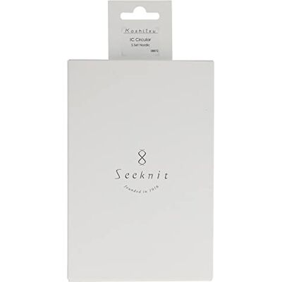 Seeknit Koshitsu vit utbytbar cirkulär nålset 1 styck Seeknit Koshitsu vit utbytbar cirkulär nålset 1 styck