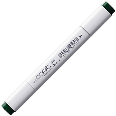 Copic Classic Marker typ G – 29, tallträd grön, professionell layoutmärkpenna med en bred och fin spets Copic Classic Marker typ G – 29, tallträd grön, professionell layoutmärkpenna med en bred och fin spets