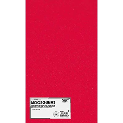 folia 231020 – skumgummi – 2 mm stark, 20 x 29 cm, 10 blatt, hochrot folia 231020 – skumgummi – 2 mm stark, 20 x 29 cm, 10 blatt, hochrot