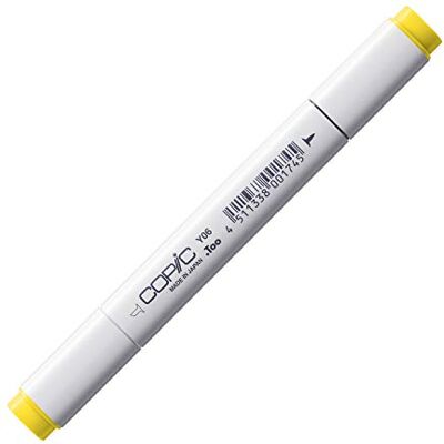Copic Classic markör typ Y – 06, gul, professionell layoutmarkör, alkoholbaserad, med en bred och fin spets Copic Classic markör typ Y – 06, gul, professionell layoutmarkör, alkoholbaserad, med en bred och fin spets