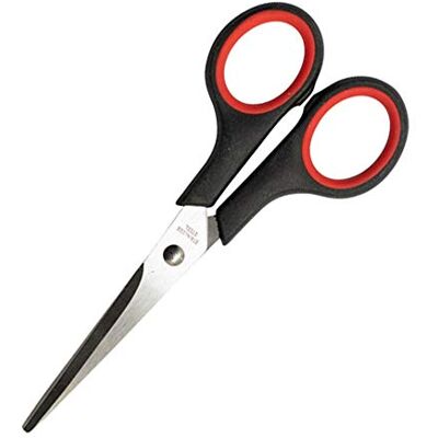 Glorex 5 2001 27 rostfritt stål handsax längd ca 13 cm mjukt grepp för skärtrådar, band och tyg, flerfärgad Glorex 5 2001 27 rostfritt stål handsax längd ca 13 cm mjukt grepp för skärtrådar, band och tyg, flerfärgad