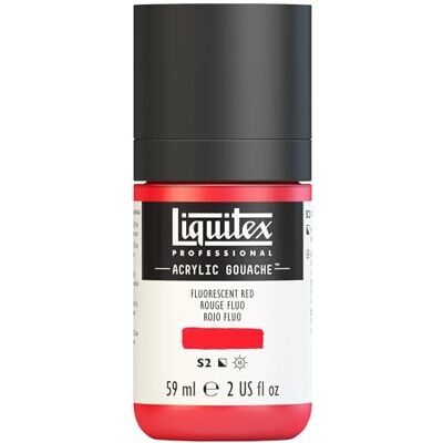 Liquitex Acrylic Gouach Fluo-färger – 59 ml – röd fluo Liquitex Acrylic Gouach Fluo-färger – 59 ml – röd fluo
