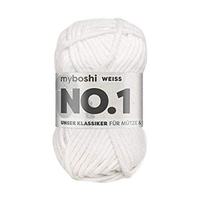 myboshi 50 g original No.1 ull Fb.191 vit myboshi 50 g original No.1 ull Fb.191 vit