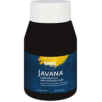 Kreul 91561 Vattenbaserad textilfärg - Svart - 250ml Kreul 91561 Vattenbaserad textilfärg - Svart - 250ml