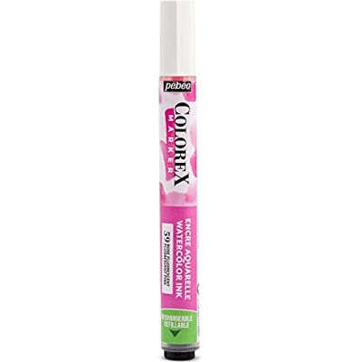 PEBEO Colorex rosa fluorescerande bläckmarkör Colorex akvarellbläck Fluo Rendering Velouted bläck Multi-verktyg ritningsbläck alla hållare markör fluorescerande rosa PEBEO Colorex rosa fluorescerande bläckmarkör Colorex akvarellbläck Fluo Rendering Velouted bläck Multi-verktyg ritningsbläck alla hållare markör fluorescerande rosa
