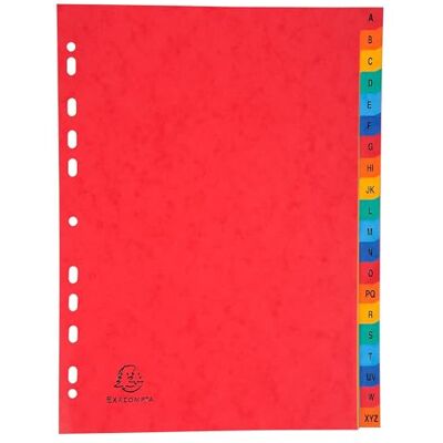 Exacompta Intercalaires indexes 20 touches az Exacompta Intercalaires indexes 20 touches az