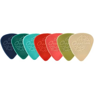 GEWA OVATION Diamond Picks Nylon Standard 351 Plektrum Super Grip Rund spets 7-set Mix 7 tjocklekar från 0,46 mm till 1,14 mm färgsorterade Tillverkad i Tjeckien GEWA OVATION Diamond Picks Nylon Standard 351 Plektrum Super Grip Rund spets 7-set Mix 7 tjocklekar från 0,46 mm till 1,14 mm färgsorterade Tillverkad i Tjeckien