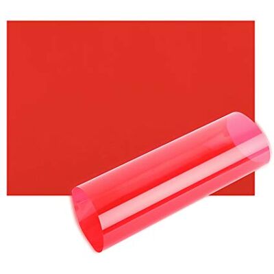 Habercrafts Acetatark A4 OHP ark färgacetat klar film plast ljusfilter gel läshjälp tjock 100 mikron läshjälp (A4-storlek röd 10 ark) Habercrafts Acetatark A4 OHP ark färgacetat klar film plast ljusfilter gel läshjälp tjock 100 mikron läshjälp (A4-storlek röd 10 ark)